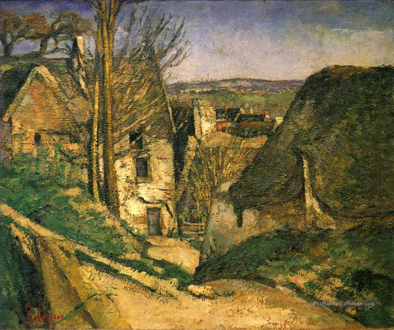 La Maison du Pendu à Auvers Paul Cézanne Peintures à l'huile